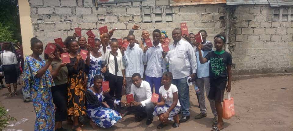 Bible distribution in the DRC