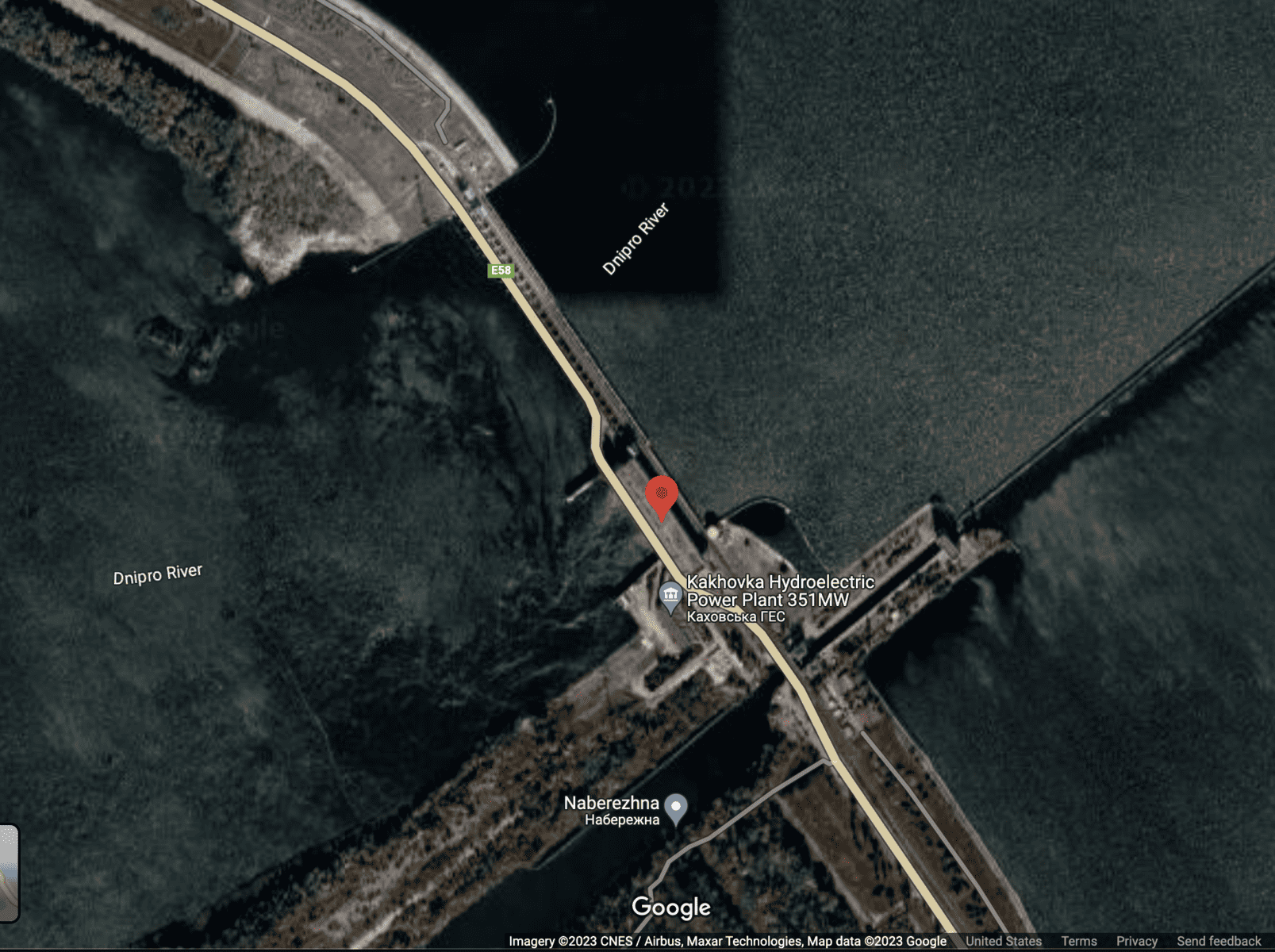 Kakhovka Hydroelectric Power Plant - Google Maps