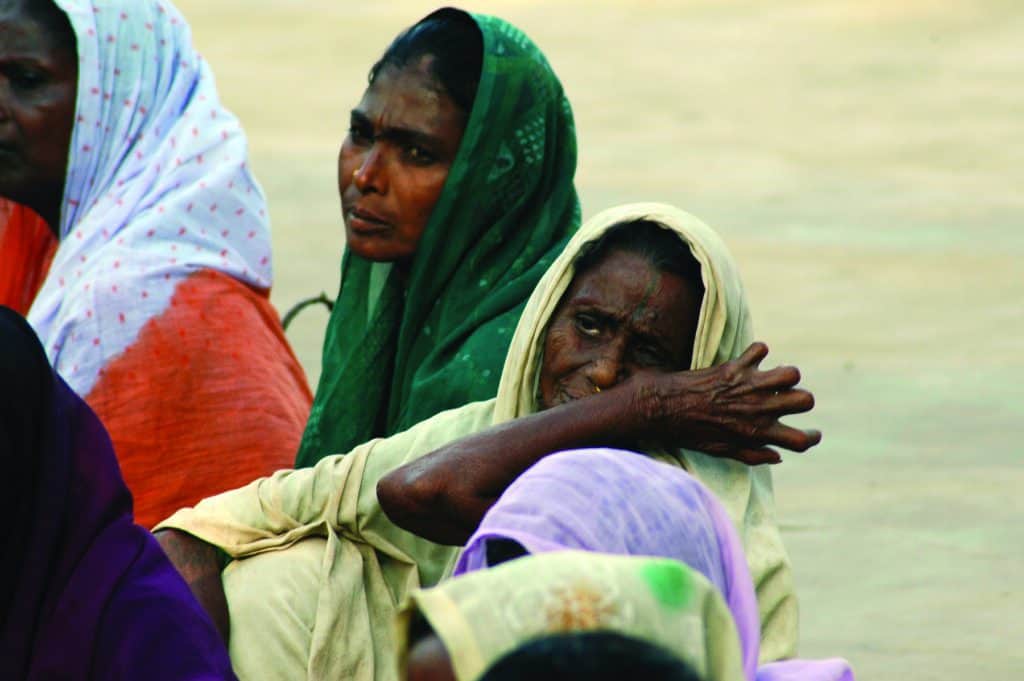 Outcast and Abandoned. Elderly women at a leper colony