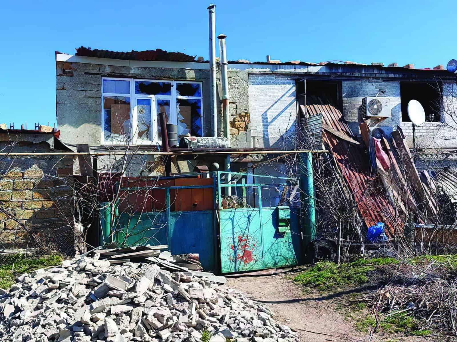 Russian missiles continue to indiscriminately destroy civilian homes and infrastructure.
