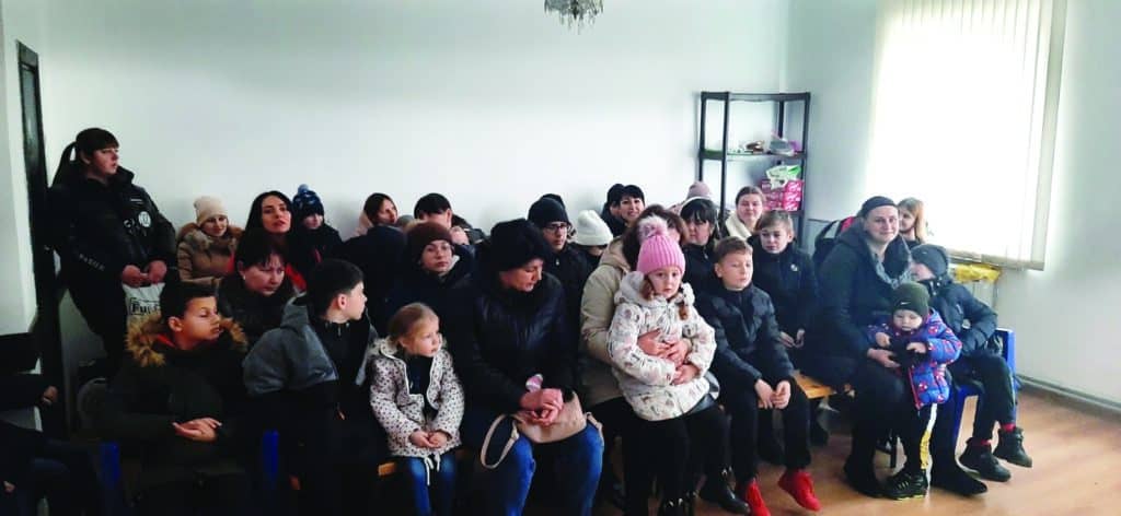 Children and parents ministered to by Ukraine Trinity Church, the Enskyys, and Holy Trinity Church